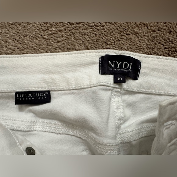 NYDJ Women’s White Denim Jeans- Two pairs. Size 10. - Picture 8 of 10